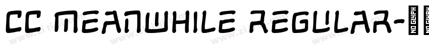 CC Meanwhile Regular字体转换